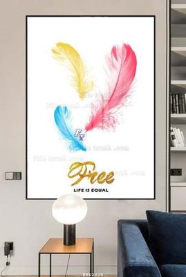 File gốc File tranh hiện đại pha lê gương KF62229 (in mica) trang trí