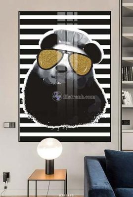 File gốc File tranh hiện đại pha lê gương KF62465 (in mica) trang trí