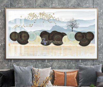 Download file gốc File tranh hiện đại pha lê gương KF62562 (in lụa) cao cấp