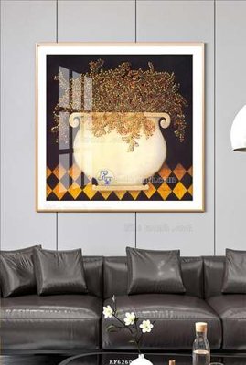 File in trần File tranh hiện đại pha lê gương KF62604 (file gốc) xuyên sáng