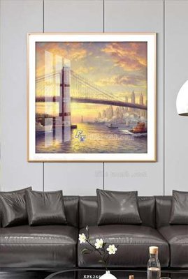 File tranh File tranh hiện đại pha lê gương KF62668 (gốc) chủ đề trừu tượng