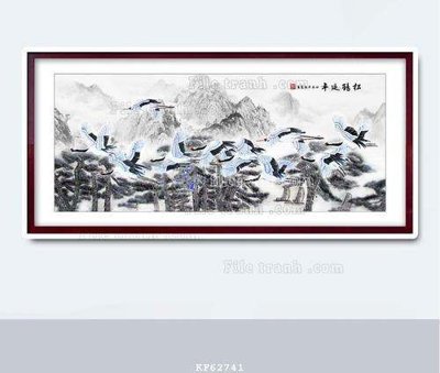 File tranh File tranh hiện đại pha lê gương KF62741 (bản gốc) treo tường