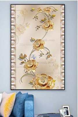 File tranh File tranh hiện đại pha lê gương KF62744 (gốc) chủ đề thành phố