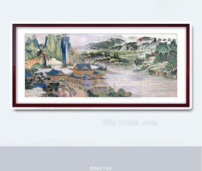 File gốc File tranh hiện đại pha lê gương KF62766 (phiên bản chuẩn) để in ấn