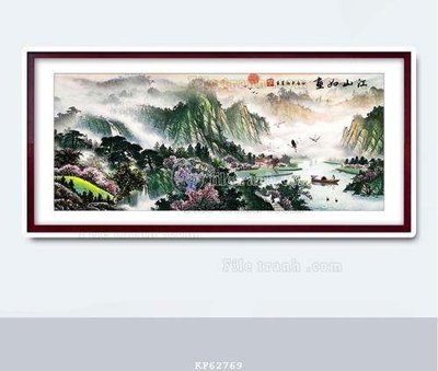 Ảnh gốc File tranh hiện đại pha lê gương KF62769 (độ nét cao) in mica