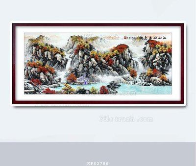 File gốc File tranh hiện đại pha lê gương KF62786 (phong cách) tối giản