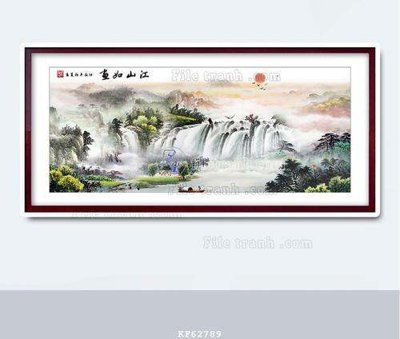 File in trần File tranh hiện đại pha lê gương KF62789 (file gốc) xuyên sáng