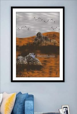 File tranh gốc File tranh hiện đại pha lê gương KF62929 (bản đẹp) độc quyền