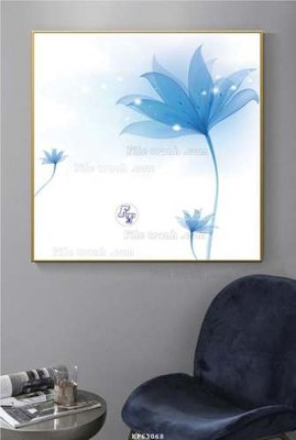 File gốc File tranh hiện đại pha lê gương KF63068 (ảnh chi tiết) để in lụa