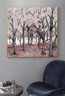 File gốc File tranh hiện đại pha lê gương KF63070 (in tráng gương) ốp tường