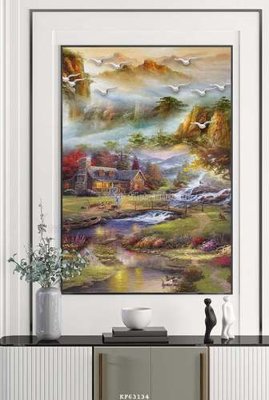 File gốc File tranh hiện đại pha lê gương KF63134 (in ấn) không giới hạn