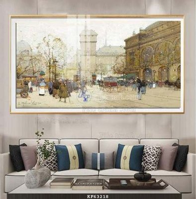 File in mica File tranh hiện đại pha lê gương KF63218 (bản gốc) làm vách ngăn