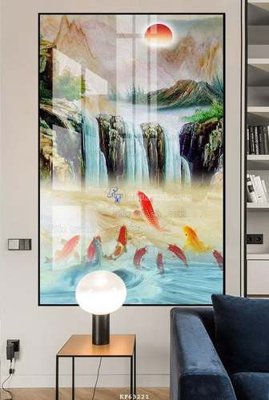 Tải file File tranh hiện đại pha lê gương KF63221 (PSD) cho in tranh 3D