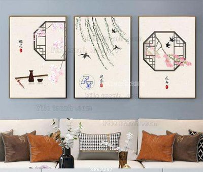 File in trần File tranh hiện đại pha lê gương KF63247 (file gốc) chủ đề vũ trụ