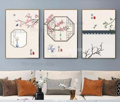 File ảnh File tranh hiện đại pha lê gương KF63253 (gốc) in quảng cáo ngoài trời