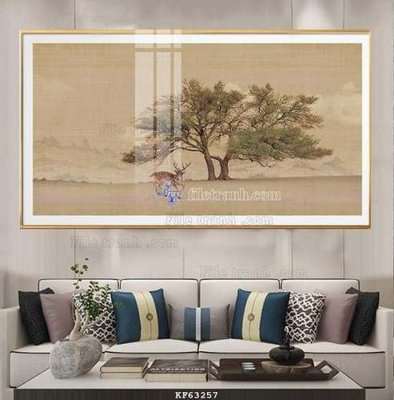 Tải file gốc File tranh hiện đại pha lê gương KF63257 dùng cho in ấn