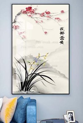 Tải về hình ảnh gốc File tranh hiện đại pha lê gương KF63309 sắc nét