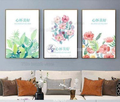 File tranh File tranh hiện đại pha lê gương KF63317 (gốc) in film