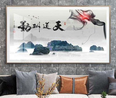 File tranh File tranh hiện đại pha lê gương KF63321 (ảnh gốc) in trần 3D