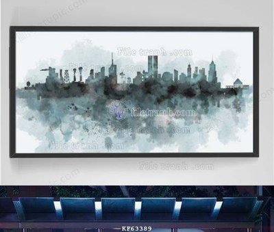 File gốc in ấn File tranh hiện đại pha lê gương KF63389 (sẵn sàng tải về)