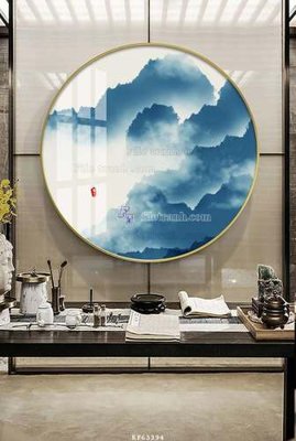 Ảnh mô tả file gốc in mica File tranh hiện đại pha lê gương KF63394