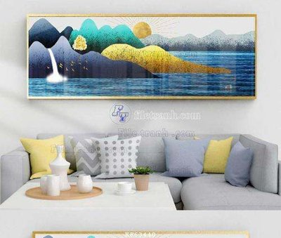 Tải file gốc File tranh hiện đại pha lê gương KF63440 (để in lụa)