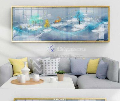 Tải file File tranh hiện đại pha lê gương KF63462 (gốc) làm file quảng cáo