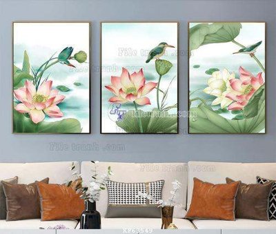 Tải file File tranh hiện đại pha lê gương KF63549 (gốc) in ấn ngay lập tức