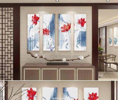 Tải file File tranh hiện đại pha lê gương KF63659 (gốc) in nhanh