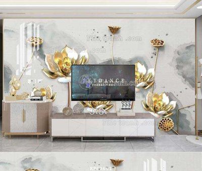 File gốc File tranh hiện đại pha lê gương KF63661 (phong cách) tối giản