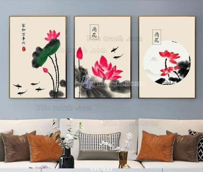 Download file File tranh hiện đại pha lê gương KF63692 (gốc) in mica bàn thờ