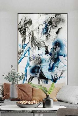 File ảnh File tranh hiện đại pha lê gương KF63803 (gốc) in Hiflex