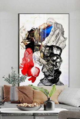 Ảnh gốc File tranh hiện đại pha lê gương KF63832 (nét căng) in mica