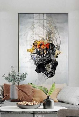 File in ấn File tranh hiện đại pha lê gương KF63836 (bản gốc) sắc nét