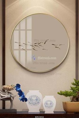 File tranh File tranh hiện đại pha lê gương KF63856 (bản gốc) treo tường