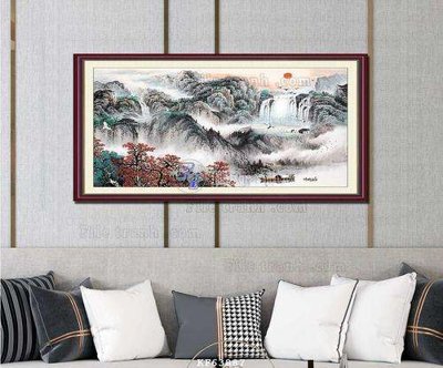 File in trần File tranh hiện đại pha lê gương KF63887 (file gốc) phong thủy