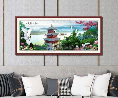 File gốc File tranh hiện đại pha lê gương KF63941 (cho in ấn) độc quyền