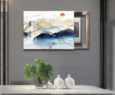 Tải file File tranh hiện đại pha lê gương KF64026 (gốc) làm tranh treo tường