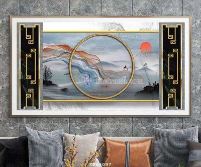 File tranh File tranh hiện đại pha lê gương KF64097 (file gốc) chuẩn màu in