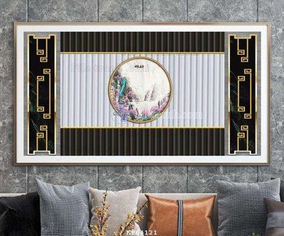 File PSD File tranh hiện đại pha lê gương KF64121 (bản gốc) dễ dàng edit