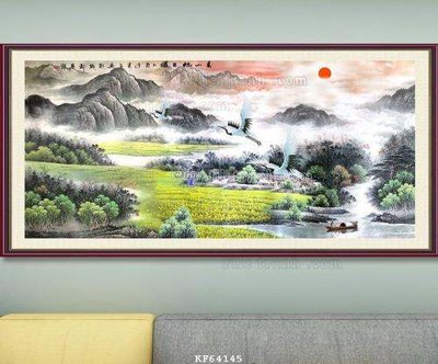 Tải file File tranh hiện đại pha lê gương KF64145 (gốc) chủ đề hoa sen