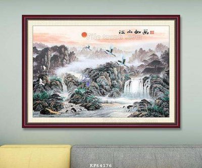 File gốc File tranh hiện đại pha lê gương KF64176 (ảnh chi tiết) để in ấn