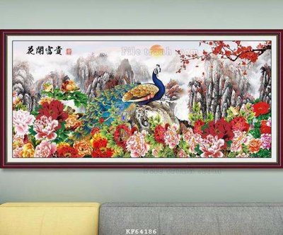 File gốc in tráng gương File tranh hiện đại pha lê gương KF64186 chi tiết