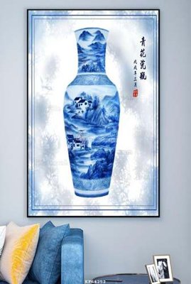 File tranh gốc File tranh hiện đại pha lê gương KF64252 (bản đẹp) độc quyền