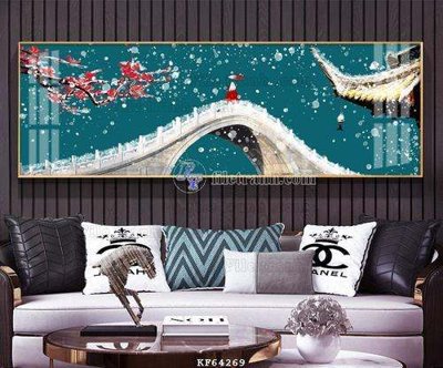 File gốc in ấn File tranh hiện đại pha lê gương KF64269 chất lượng vượt trội