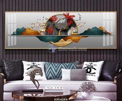 File gốc File tranh hiện đại pha lê gương KF64288 (chuẩn CMYK) cho nhà in