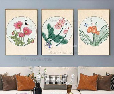 File ảnh File tranh hiện đại pha lê gương KF64300 (gốc) in biển hiệu