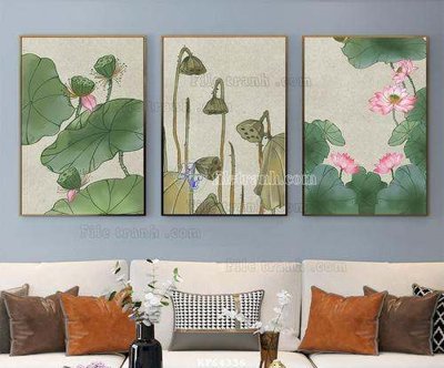 File tranh File tranh hiện đại pha lê gương KF64336 (gốc) phong cách tối giản