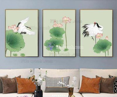 File gốc File tranh hiện đại pha lê gương KF64337 (cho in UV) siêu nét