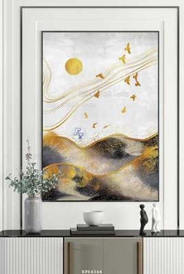 File tranh in mica File tranh hiện đại pha lê gương KF64344 (độ phân giải cao)